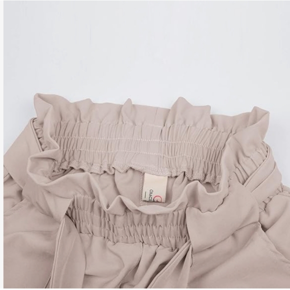 Cropped Paperbag High Waist Pants - Picture 3 of 4